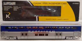 K4603-46304 K-line O Amtrak Surfliner 21 Inch Aluminum Coach/caf Car #6304 Ln/box