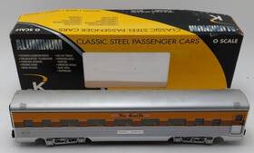 K4621-11273 K-line O Rio Grande Inch Heber C Kimbali 15 Aluminum Parlor Car #1273