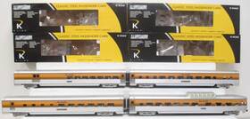 K4621b K-line O Rio Grande Inch Prospector 21 Aluminum Passenger Cars Set Of 4