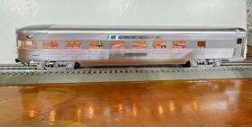 K4630-30002 K-line Santa Fe Super Chief Vista Valley 18 Inch Aluminum Pullman Observation Car