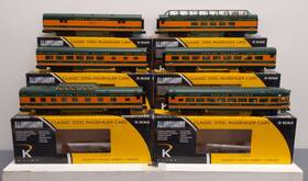 K4633a K-line O Great Northern 15 Inch Aluminum Passenger Cars Set Of 6 Ln/box