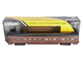 K4680-30009 K-line O Gauge Pennsylvania Inch Cabin Creek 18 Aluminum Pullman Car