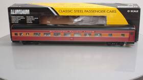 K4688-43002 K-line O Southern Pacific 21 Inch Aluminum Parlor Car #3002 Ln/box