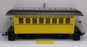 1863-2 Kalamazoo G Scale Vt Coach Passenger Car Ex
