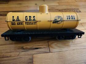 1885-10 Kalamazoo Train L.a.g.r.s. G-scale 3rd Anniversary Tank Car