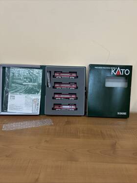 10-1413 Kato Swiss Alpine Red Passenger Car Coach Ew-i 4-car Set A N Scale