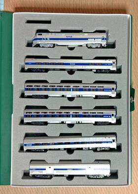 106-0101 Kato N Amtrak P42 Amfleet Viewliner Phase Iv Locomotive 5 Car Set