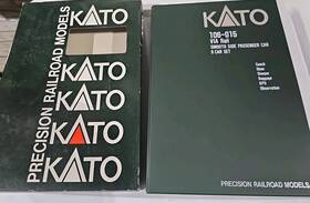 106-015 Kato N Smooth Side Passenger 6-car Set - Via Rail