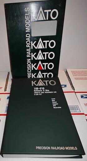 106-016 Kato N Smooth Side Passenger 6 Car Set Baltimore And Ohio B&o