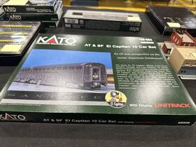 106-075 Kato N Scale Atsf Santa Fe Inch El Capitan Passenger 10-car Set