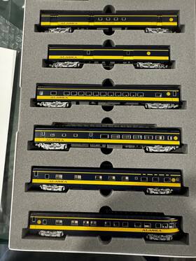 106-091 Kato N Smoothside 6 Car Set Alaska Railroad