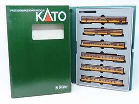 106-095 Kato N Scale #106-095 Ic Illinois Central Smoothside 6-car Passenger Set