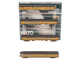 106-1003 Kato N Scale Great Northern Smoothside 4-car Passenger Set A Ln