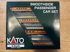 106-1103 Kato 106-1051 N Scale Great Northern Smoothside Passenger Cars 4 Car Set B