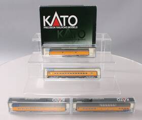 106-1054 Kato N Scale Up Smoothside Passenger 4 Car Set A Ln/box