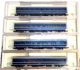 4-passenger Kato 106-1105 N Scale Japanese Car Set Rapido Couplers