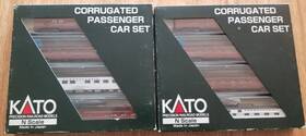 106-1701 Kato 106-1504 N Scale Prr Corrugated Passenger Car Set A And C Used