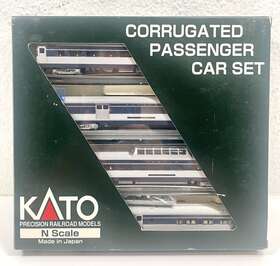 106-1801 Kato N Scale Wabash Corrugated Passenger 4 Car Set New