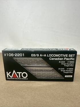 106-2201 Kato N Scale Canadian Pacific E8/9 A Locomotive Set 106-2201 Kato N Scale Canadian Pacific E8/9 A Locomotive Set