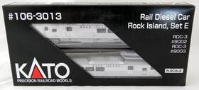 106-3013 Kato N Scale Rail Diesel Car Set E - Rock Island #9002 And #9003 #106-3013