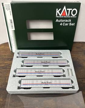 106-5508 Kato N Scale #106-5508 Autorack Amtrak Phase Iii 4 Car Set #2 1 160 Nos