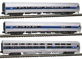 106-6286 Kato N Amtrak Amfleet Viewliner Intercity Express Phase Vi Add On Cars