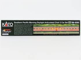 106-6303 Kato N Scale Sp Railway Daylight Articulated Passenger 2-car Set #3
