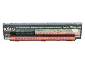 106-6304 Kato N Southern Pacific Inch Morning Daylight Articulated Coach Set #4 Ln