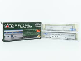 106-7117-1 Kato N Scale Atsf Santa Fe El Capitan Passenger 2-car Addon Set