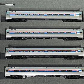 106-8011 Kato New Amfleet Amtrak Phase I 4-car Set 125.00 Make Offer