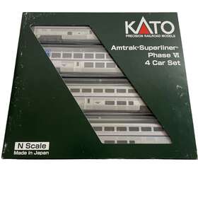 106-3516 Kato 1063516 N Amtrak Superliner 4 Car Set B Phase Vi