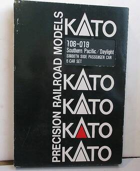 1106-019 Kato N Scale #106-019 Southern Pacific /daylight Smooth Side Pass.cars 6 Car Set
