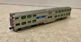156-0962 Kato N Scale Gallery Cab Car Chicago Metra #8548