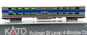 156-0970 Kato N Pullman Bi-level 4 Window Coach Chicago Metra # 7836 156-0970 Kato N Pullman Bi-level 4 Window Coach Chicago Metra # 7836