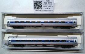 156-8002 Kato Amfleet I Coach Phase Vi 2-car Set 156-8002 Kato Amfleet I Coach Phase Vi 2-car Set