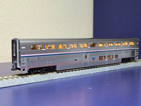 35-6056-1 Kato Ho Scale Amtrak Superliner I Coach Phase Vi 34039 Lighted