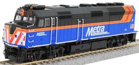 Kato 37-6575-s 376575s Ho Emd F40ph Chicago Metra New Paint 149 Dcc And Sound