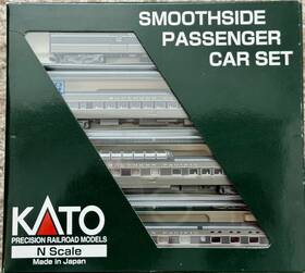 106-1106 Kato 4949727001845 N Scale Smooth Side Passenger 4 Car Set #106-1106