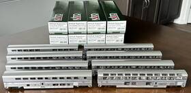 Kato 949727691251 Ho Superliner 8 Car Set Phase Vi Lighted