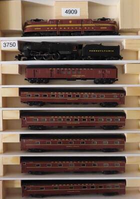 106-7112 Kato/bachmann #4909/3750/106-069/106-7112 N Scale Broadway Limited Tuscan Red #106-069/#106-7112/ Gg1 #4909/ K4 #3750