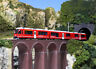 10-1273 Kato N Swiss Rhaetian Railway Rhb Abe 8/12 Allegra 3 Cars Set
