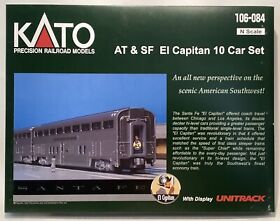 106-084 Kato N #106-084 Santa Fe El Capitan 10 Car Set