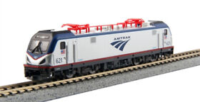 106-8001 Kato N Acs-64 Amfleet Bookcase Train-only Set Amtrak Amtk #5pk 1068001