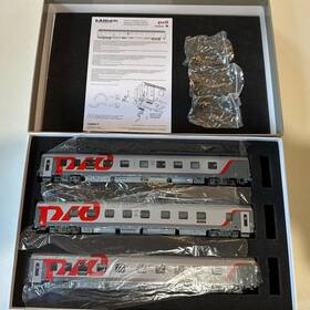 48112 L.s. Models Ho Russian Rzd Wlabmz 3 Car Set For En Moscow-paris Ep. Vi
