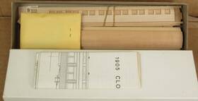 018-1711 La Belle Labelle Ho-1 1905 Coach Passenger Car Kit Ho-scale Nos