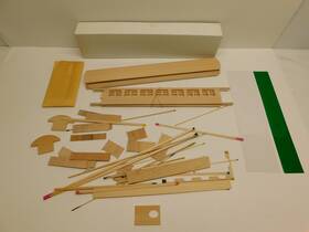 O-209 La Belle O Scale Buffalo Rochester And Lockport Wood Passenger Car Kit B