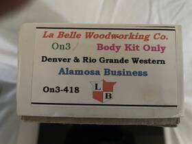 0n3-418 La Belle On3-418 - Inch On3 Scale Almosa Business Car Kit #0n3-418 Incl . San Juan Trucks