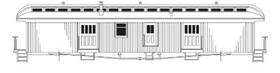 O-363 Labelle O Scale Open Platform Duluth And Iron Range Postal/baggage Car Kit