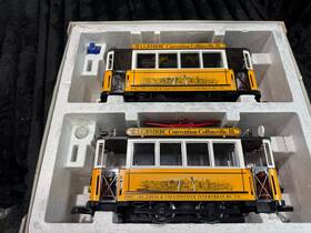 20202ct Lehmann Lgb 1995 Convention Trolley Set Collinsville Il St Louis Rare #187
