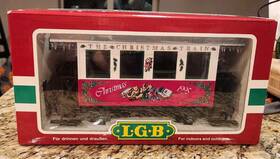 Lgb 011525360742 36074 Christmas Coach Passenger Car 1995 G Scale 95